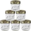 image:imageLe Parfait Familia Wiss Terrine Wide Mouth French Glass Jar wAirtight 2Piece System Gold Lids  Ideal for Food Storage Canning Meal Prep Cake Jar amp DIY Crafts  24oz PintHalf Pack of 6 750ml16oz Set6