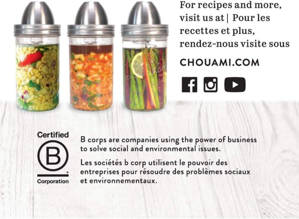 image:imageChouAmi The Little Fermenter Stainless Steel Fermenting Lid for Le Parfait Glass Canning Jars Device Only1