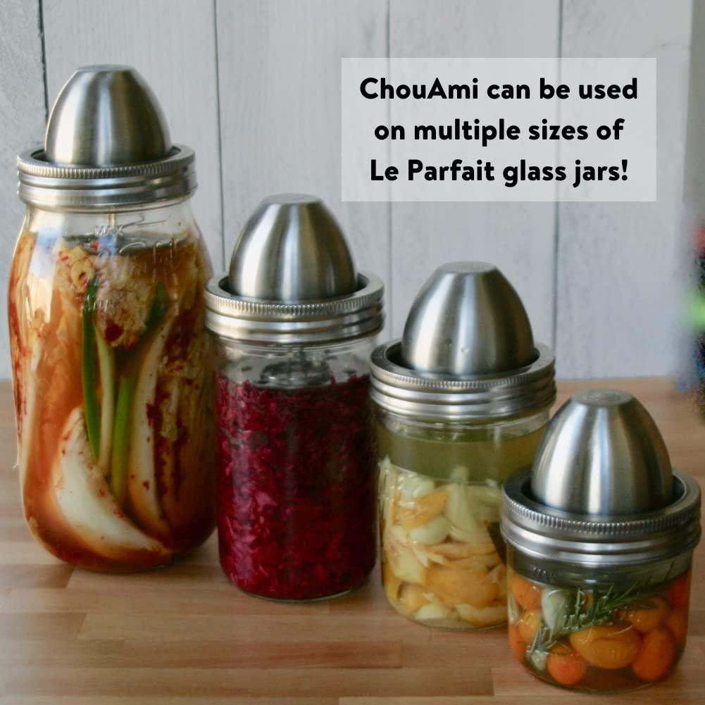 image:imageLE PARFAIT Stainless Steel Fermenting Kit with 1L Glass Jar 1 EA