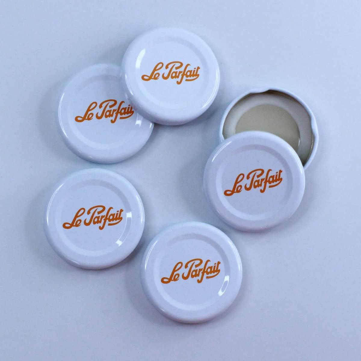 image:imageLe Parfait Bottles French Glass Milk Bottle with 48mm Printed Logo Airtight Metal Twist Cap Used for Smoothie Water Bottle Preserved Tomato Sauce amp other Soups 32oz Pack of 6 1 LiterMilk Cap 500ml 16oz6Pack