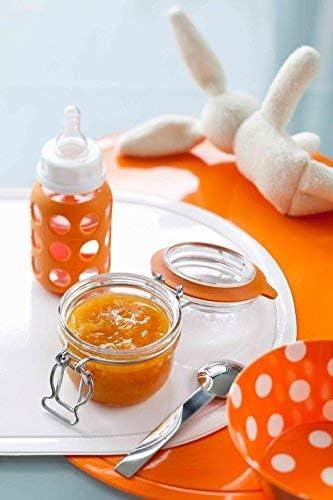 image:imageLe Parfait Super Terrine Jar 4oz Pack of 4 125ml French Glass Jar Airtight Rubber Seal amp Glass Lid Glass Jars for Kitchen Organization and Storage Containers for Essentials125ml Set4