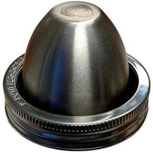 ChouAmi (The Little Fermenter) Stainless Steel Fermenting Lid for Le Parfait Glass Canning Jars (Device Only)(1)